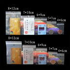 100pcs Perforated Ziplock Bag Thickened Transparent Packaging Bag Plastic Sealed Bag — view 20
