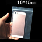 100pcs Perforated Ziplock Bag Thickened Transparent Packaging Bag Plastic Sealed Bag — view 22