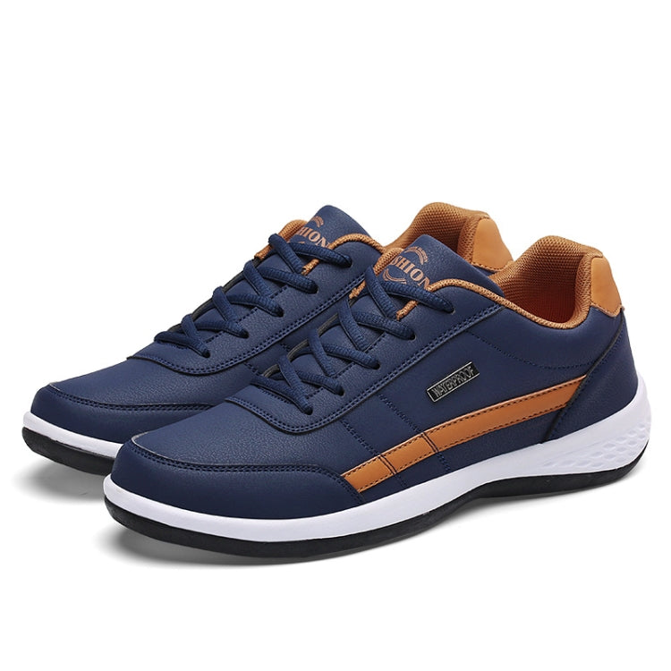 Leather Men Casual Shoes Breathable Leisure Male Sneakers All-Match Men Shoes — view 28