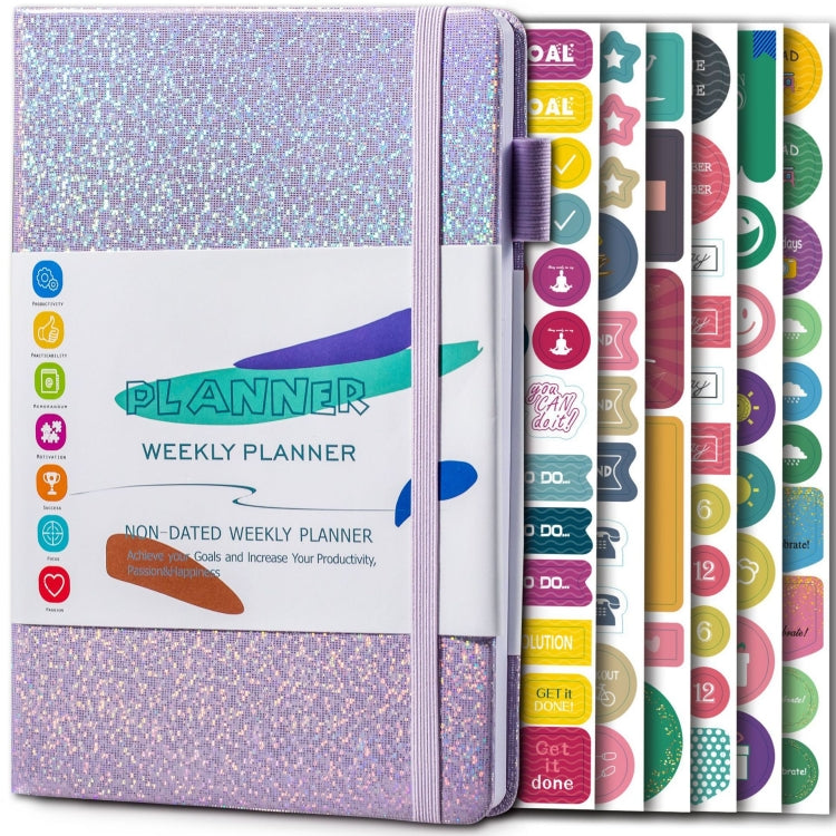 A5 Starry Sky Undated Planner Journal Financial Notebook