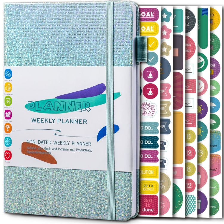 A5 Starry Sky Undated Planner Journal Financial Notebook