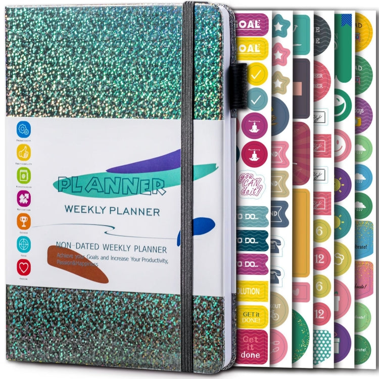 A5 Starry Sky Undated Planner Journal Financial Notebook