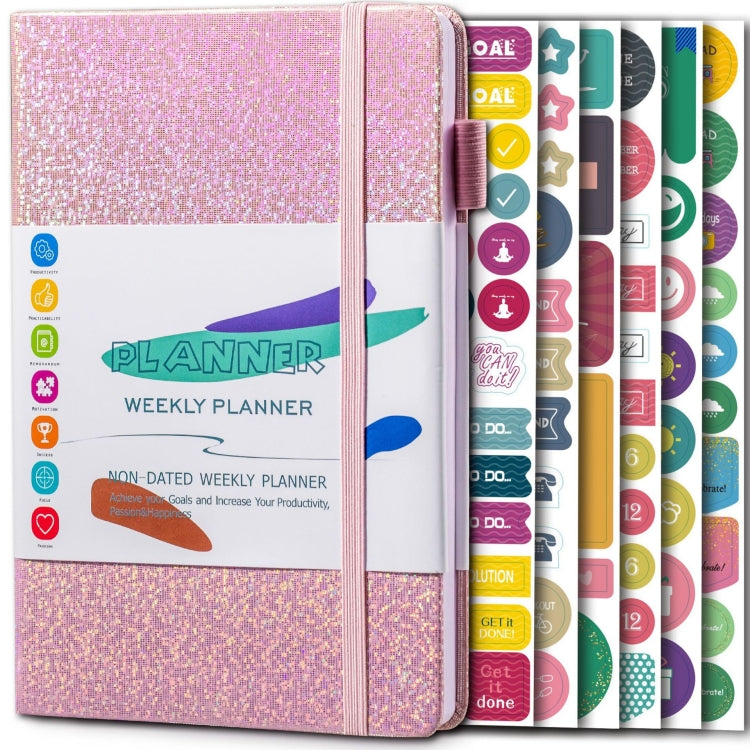 A5 Starry Sky Undated Planner Journal Financial Notebook