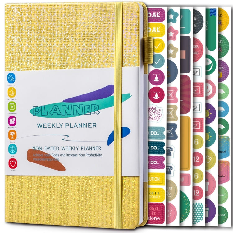 A5 Starry Sky Undated Planner Journal Financial Notebook