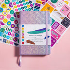A5 Starry Sky Undated Planner Journal Financial Notebook