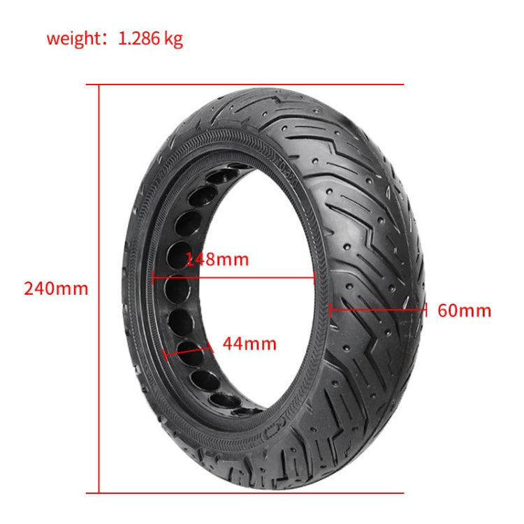 Solid Honeycomb Explosion-proof Tire, For Ninebot Max G30 Scooter 10 x 2.5 inch