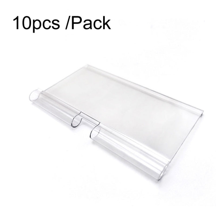 10pcs /Pack Label Strip Supermarket Display Price Sign — 40 x 80mm