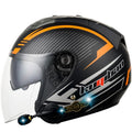 KUQIBAO Motorcycle Smart Bluetooth-compatible Sun Protection Double Lens Safety Helmet
