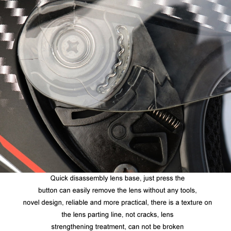 KUQIBAO Motorcycle Smart Bluetooth-compatible Sun Protection Double Lens Safety Helmet