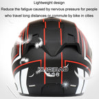 KUQIBAO Motorcycle Smart Bluetooth-compatible Sun Protection Double Lens Safety Helmet