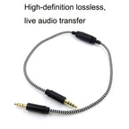Mobile Phone 3.5mm Sound Card Cable Live Call Version Audio Wire Two-way Inter-recorder Internal Recording Cable — view 3