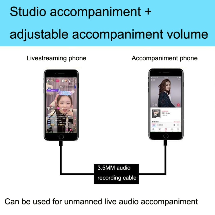 Mobile Phone 3.5mm Sound Card Cable Live Call Version Audio Wire Two-way Inter-recorder Internal Recording Cable — view 5