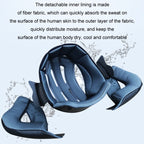 KUQIBAO Motorcycle Bluetooth Headset Double Lens Helmet With Braid