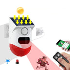Infrared Motion Detector Solar Outdoor PIR Wireless Strobe Siren Detector Sound Alarm