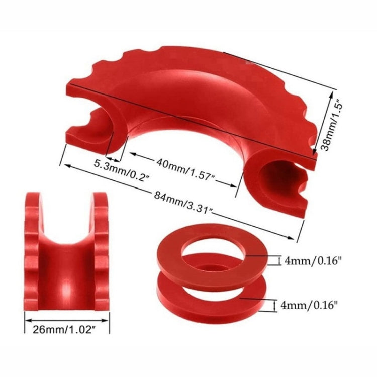 Off-Road Trailer Modified U-Hook Shackle Sheath
