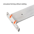 5.5mm Thick Stainless Steel Triangular Bracket Bookshelf Partition Plate — 300mm