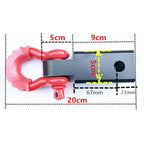 Solid Trailer Arm Off-Road Vehicle Rear Bumper Modified Traction Connector