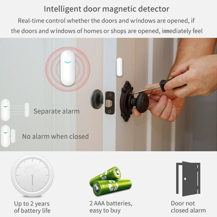 CS118 WIFI+GSM Tuya Smart Voice Alarm System Supports Amazon Alexa/ Google Assistant