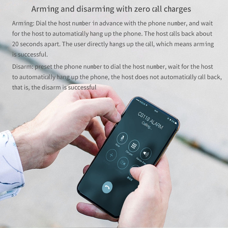 CS118 WIFI+GSM Tuya Smart Voice Alarm System Supports Amazon Alexa/ Google Assistant