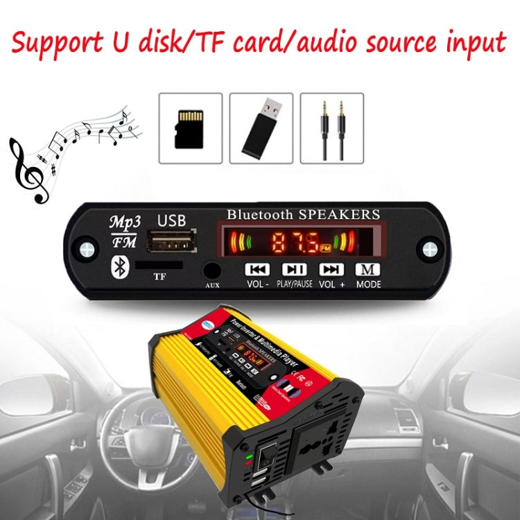 SOLIKE TECH 300W Inverter with Bluetooth MP3/FM Multimedia Player