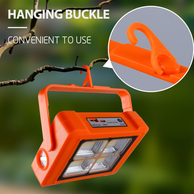 Solar Flood Light Portable Flashlight Emergency Work Light — view 6