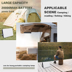 Outdoor Camping LED Light Waterproof USB Rechargeable Lighting