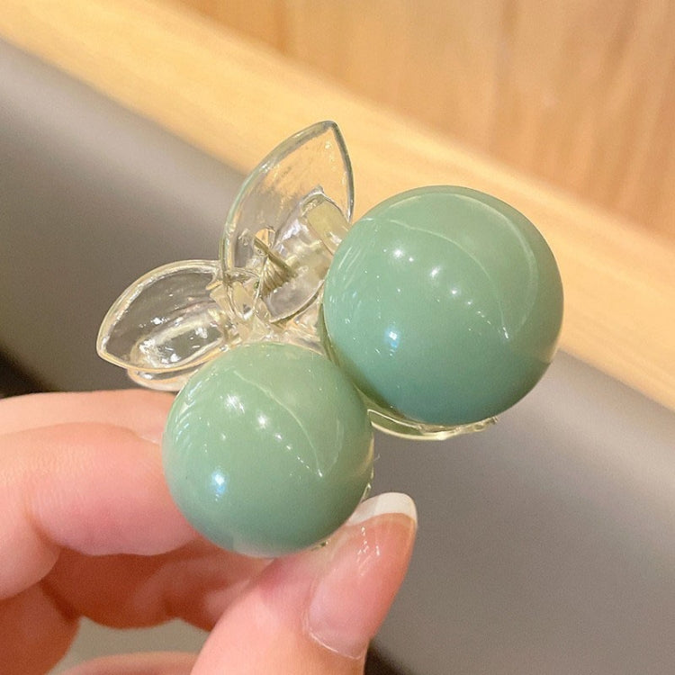 Green Pearl Acrylic Hair Clip Multifunctional Hair Accessories Clip