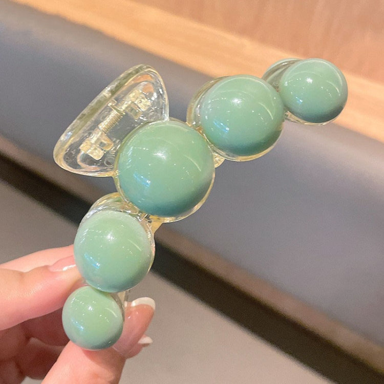 Green Pearl Acrylic Hair Clip Multifunctional Hair Accessories Clip