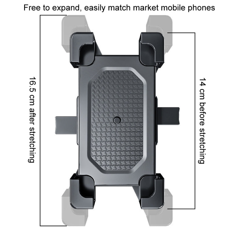 Shockproof Motorcycle Mobile Phone Holder Outdoor Bike Navigation Holder