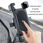 Shockproof Motorcycle Mobile Phone Holder Outdoor Bike Navigation Holder