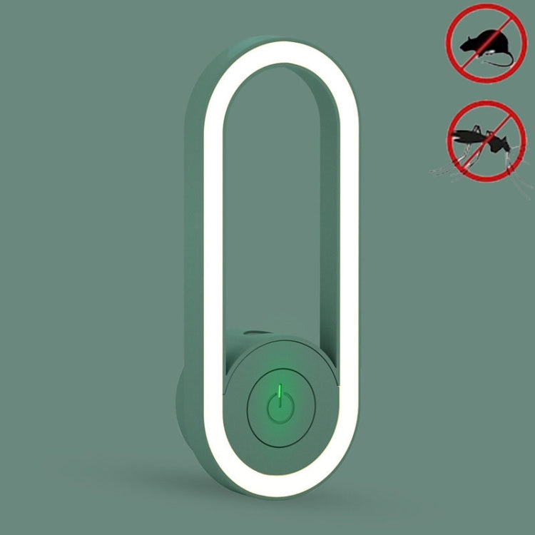 Ultrasonic Night Light Mosquito Repellent Household Mite Remover Repellent, US Plug