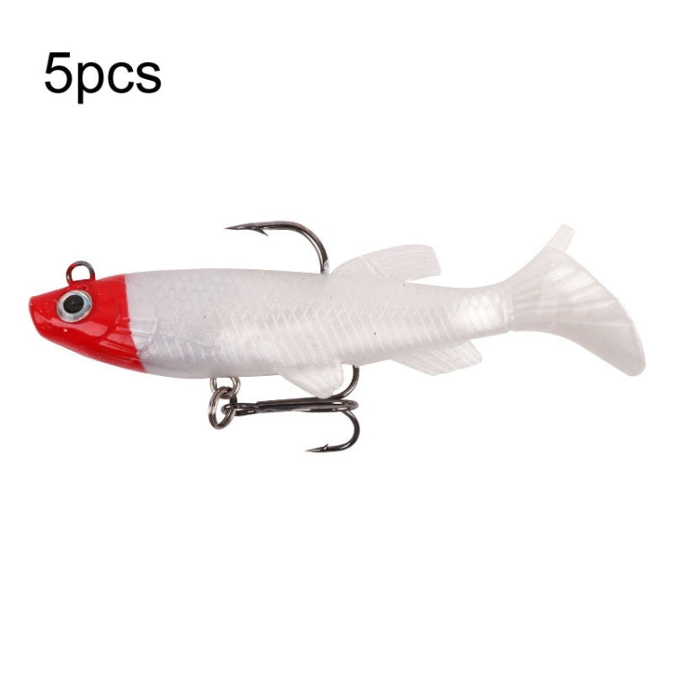 5pcs Roadrunner Soft Lures Leadheads Luminous Lures