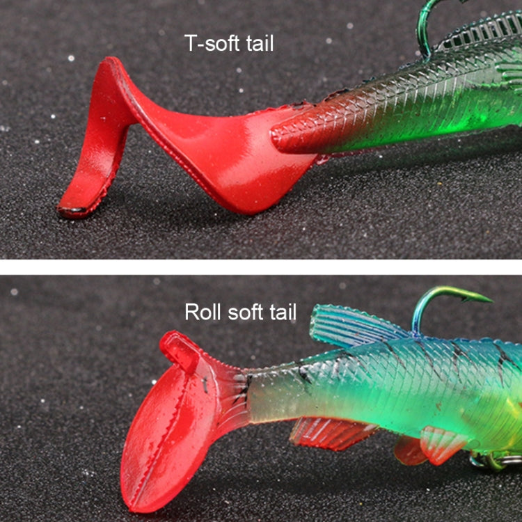 5pcs Roadrunner Soft Lures Leadheads Luminous Lures
