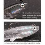 5pcs Roadrunner Soft Lures Leadheads Luminous Lures