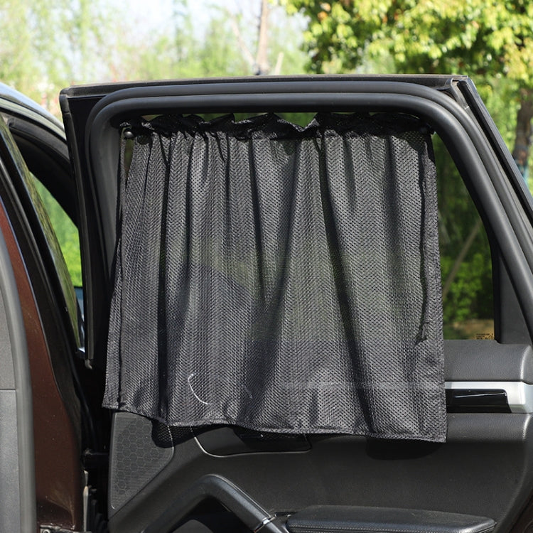 2pcs Car Curtain Sun Protection Mesh Suction Cup Sunshade
