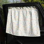 Car Heat Insulation Blackout Cartoon Cotton Sunshade