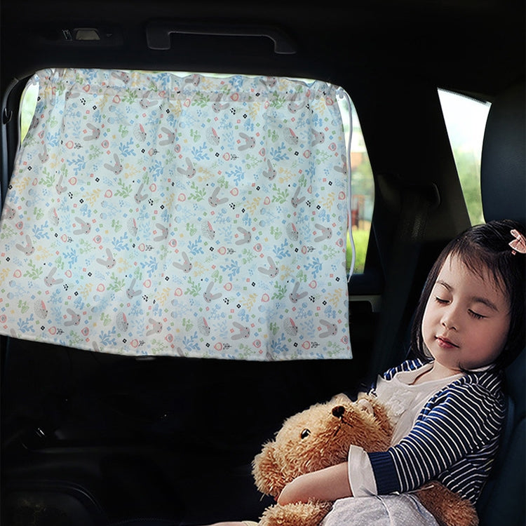 Car Heat Insulation Blackout Cartoon Cotton Sunshade