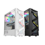 EVESKY Acrylic Side Transparent ATX Computer Case With 6 Fans Position And USB 3.0 Interface