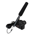 28cm Smart Noise Reduction Live Sound Card Computer Microphone Phone Camera News Interview Microphone — view 5