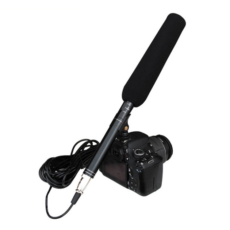 28cm Smart Noise Reduction Live Sound Card Computer Microphone Phone Camera News Interview Microphone — view 5