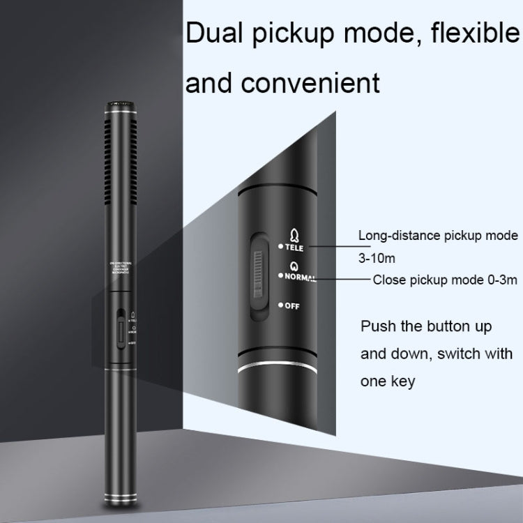 28cm Smart Noise Reduction Live Sound Card Computer Microphone Phone Camera News Interview Microphone — view 6