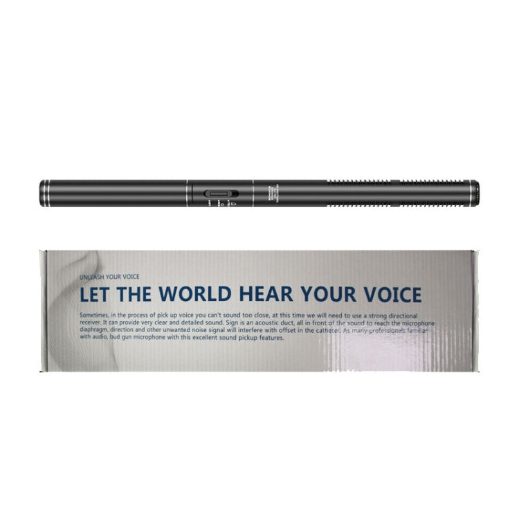 28cm Smart Noise Reduction Live Sound Card Computer Microphone Phone Camera News Interview Microphone — view 10