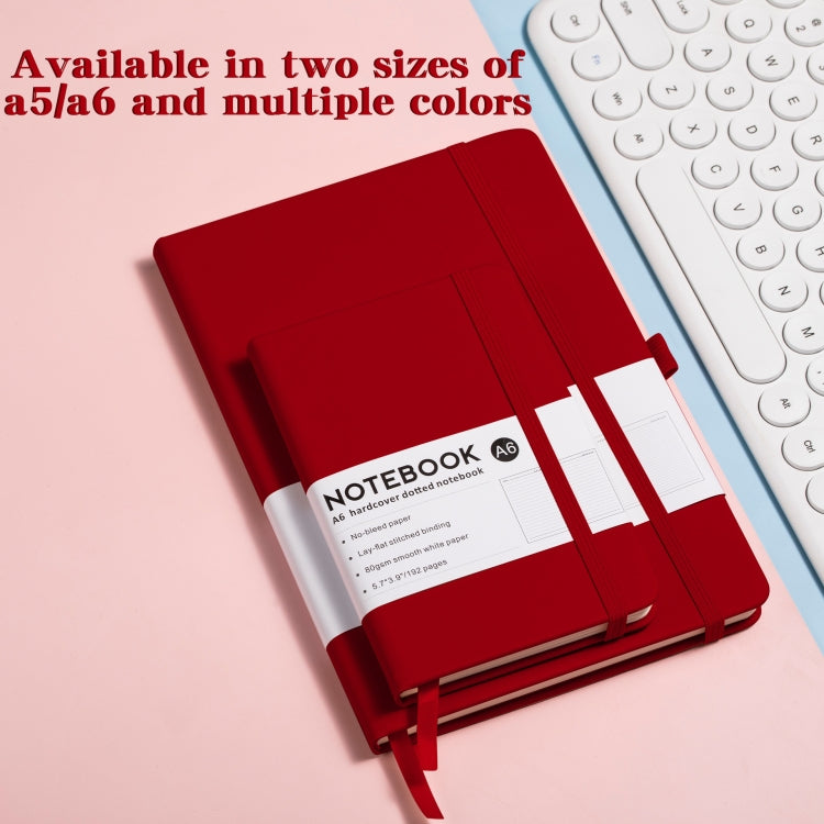 A6 PU Leather Notebook Business Notepad 96 Sheets Inner Pages — view 13