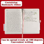 A6 PU Leather Notebook Business Notepad 96 Sheets Inner Pages — view 15