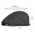 Outdoor Breathable Mesh Beret Painter Hat — Khaki