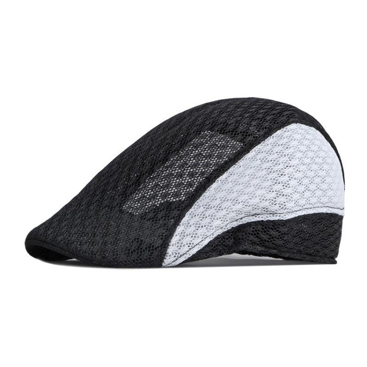 Summer Hollowed Out Mesh Duck Tongue Hat Vintage Beret