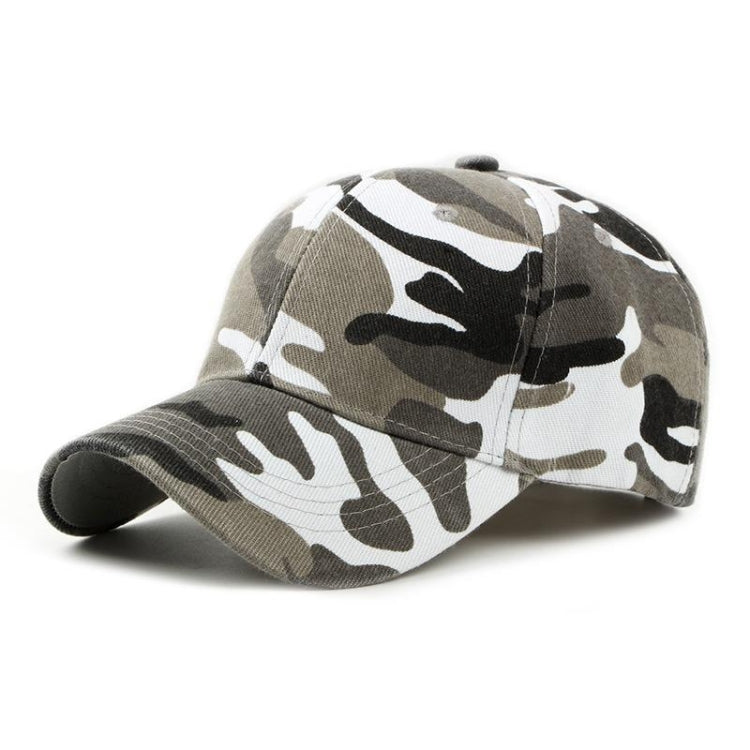 Outdoor Mountain Travel Camouflage Duck Tongue Cap — Camouflage Army Green