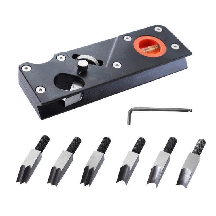 Woodworking Multi-Angle Chamfering Adjustable Depth Hand Planer — Red Planer