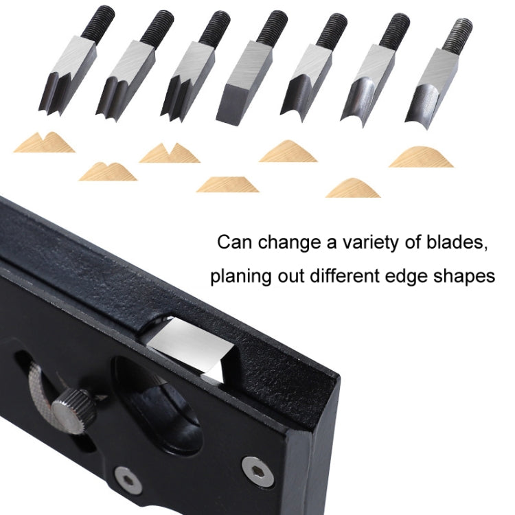 Woodworking Multi-Angle Chamfering Adjustable Depth Hand Planer — view 6
