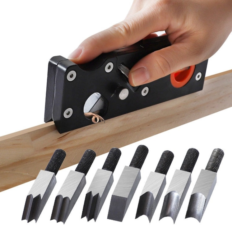 Woodworking Multi-Angle Chamfering Adjustable Depth Hand Planer — view 12